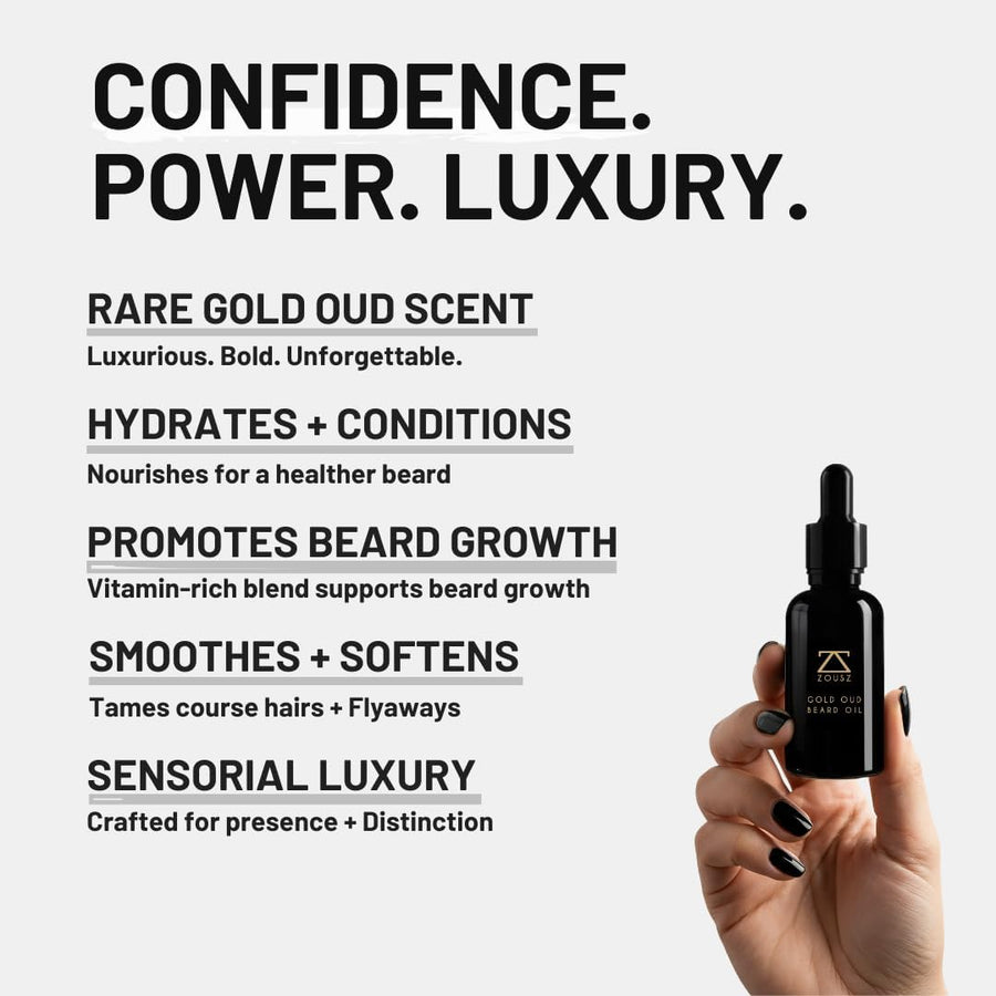Gold Oud Beard Oil | 30mL