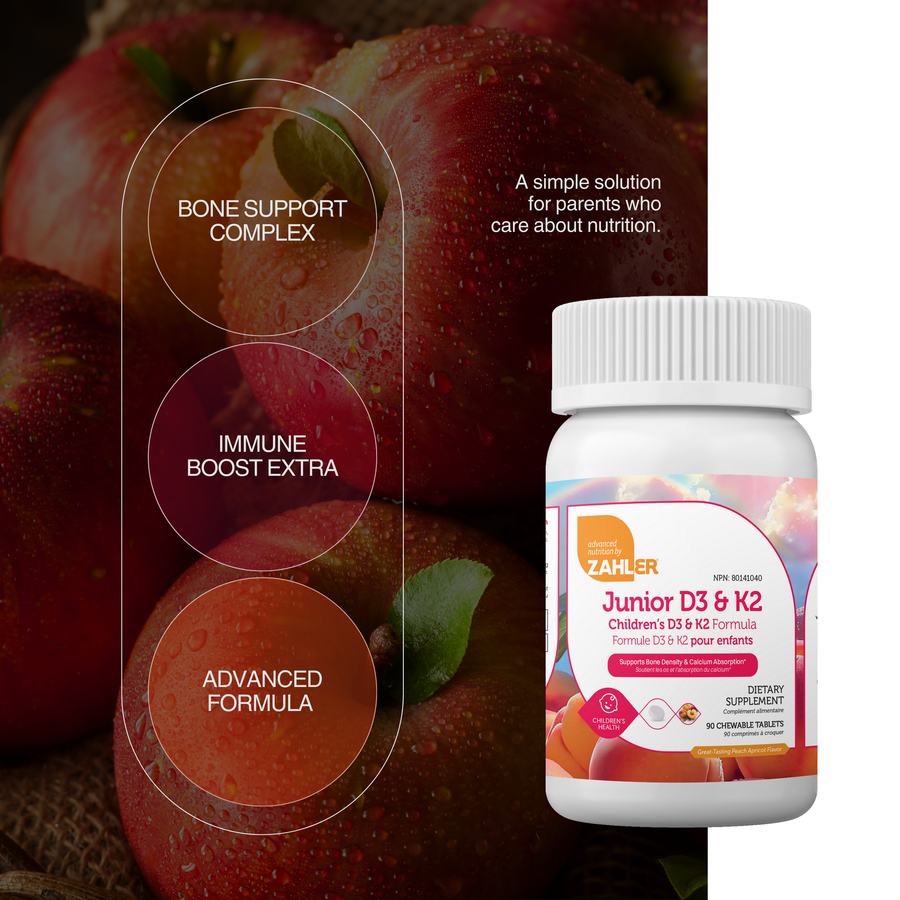 Advanced Junior D3 & K2 Chewable Tablets | 90 Tablets