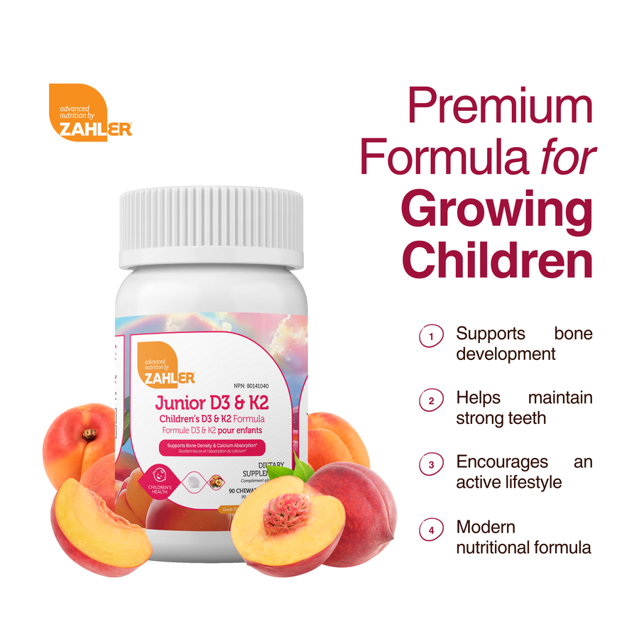 Advanced Junior D3 & K2 Chewable Tablets | 90 Tablets