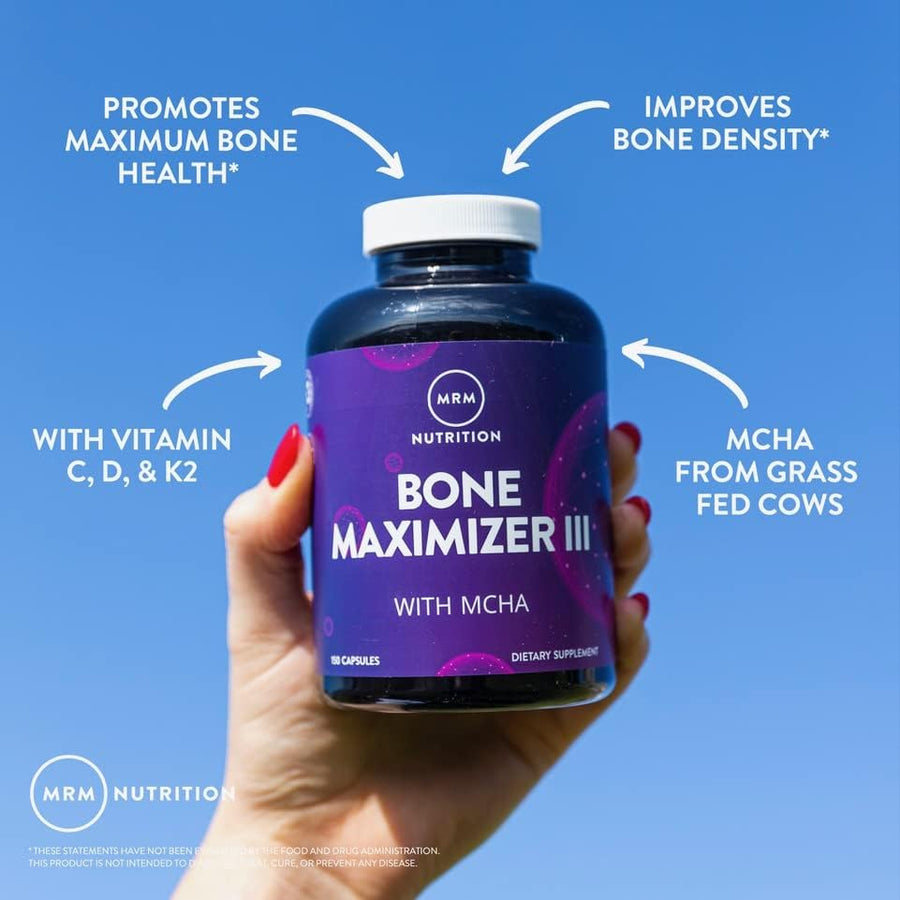 Bone Maximizer® III | avec MCHA + Vitamine D3 + Vitamine K2 | 50 portions