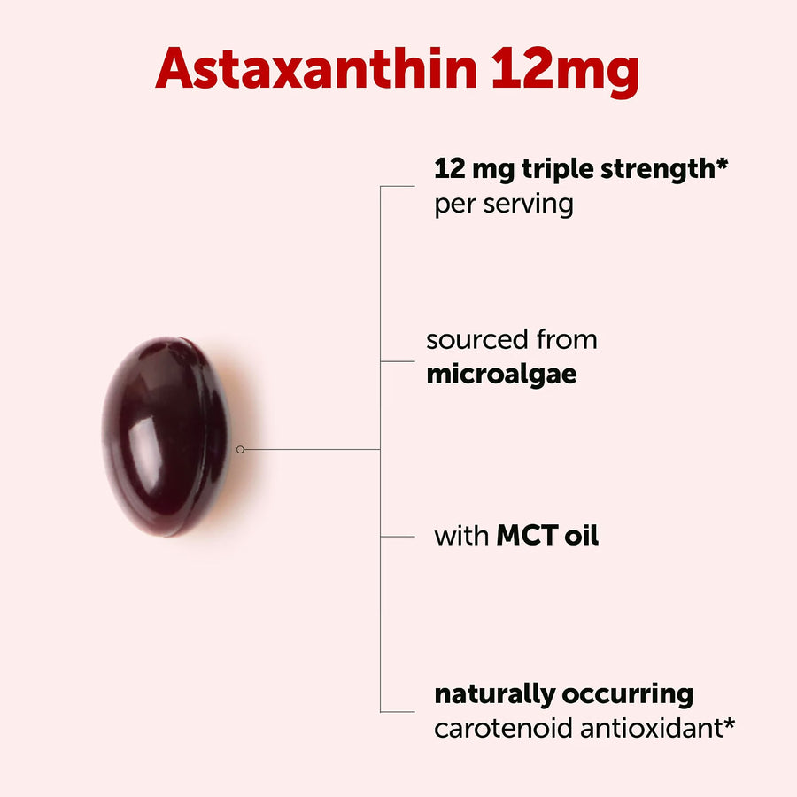 Astaxanthin 12mg | 120 Count