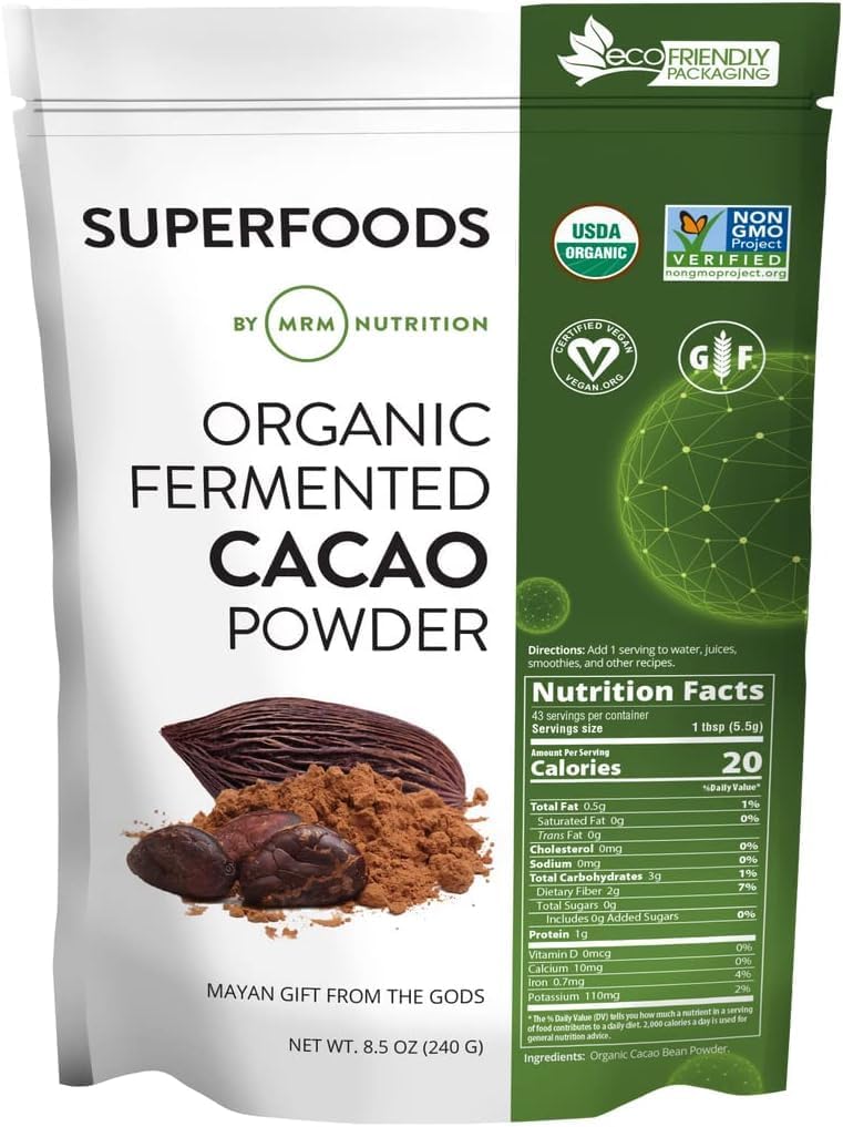 Superaliments - Poudre de Cacao Fermenté Biologique | 240g