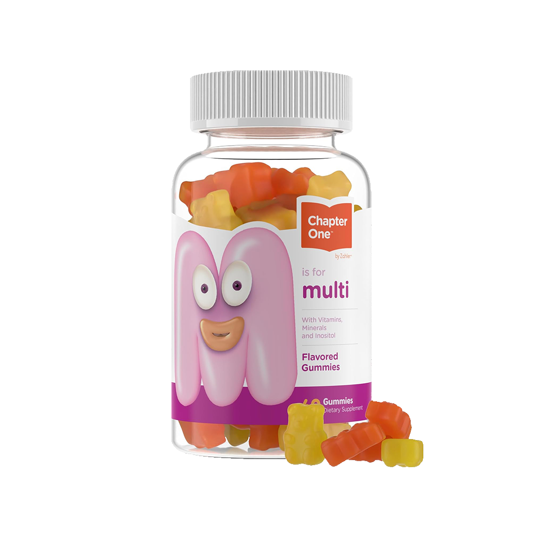 M comme Multivitamines | Gommes Multivitaminées pour Enfants | 60 Gommes
