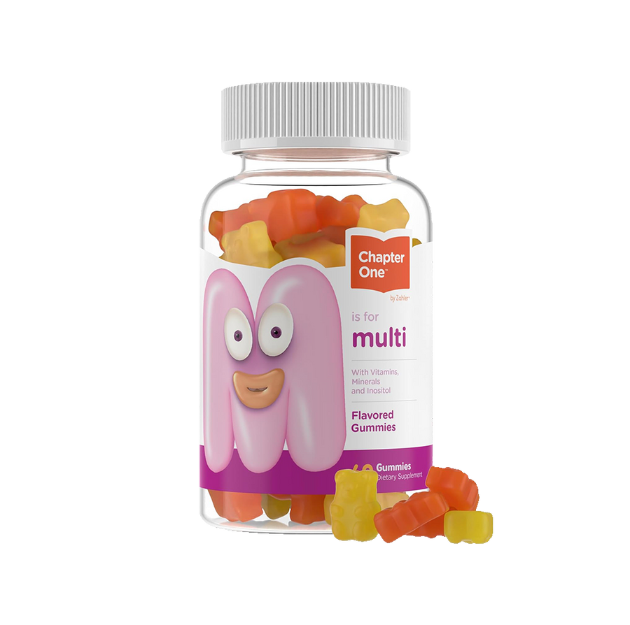 M comme Multivitamines | Gommes Multivitaminées pour Enfants | 60 Gommes