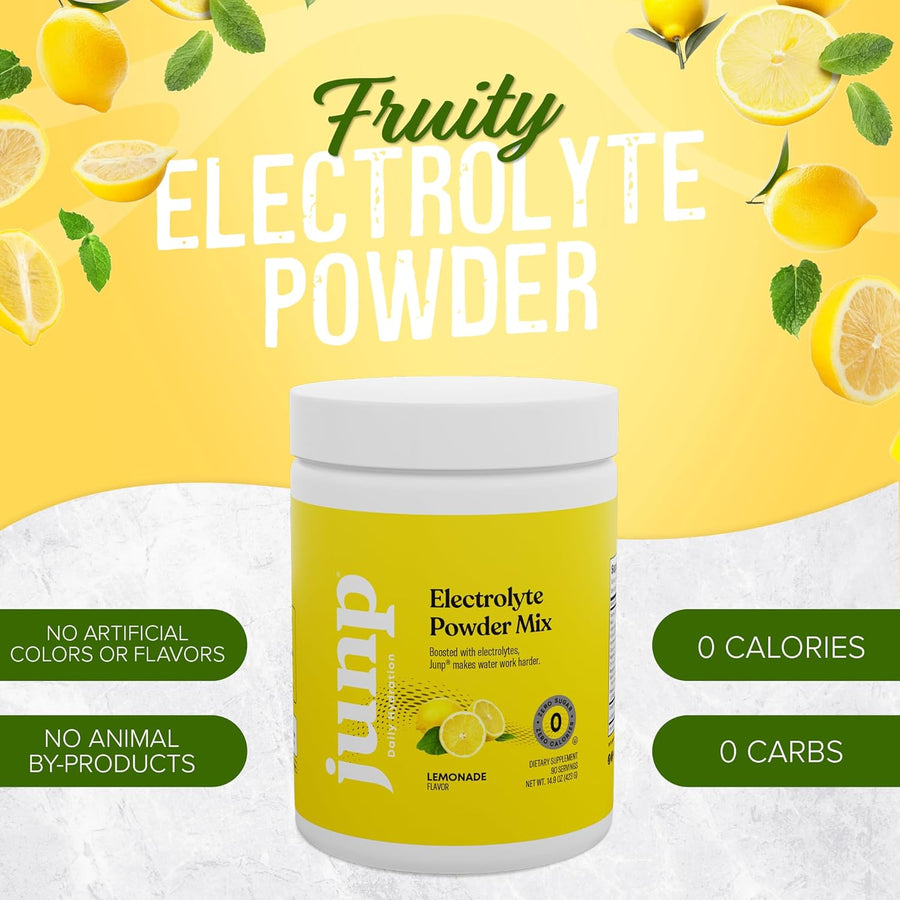 Electrolytes Powder – Lemonade | No Sugar No Carbs Keto Electrolyte Drink Mix | 90 Servings