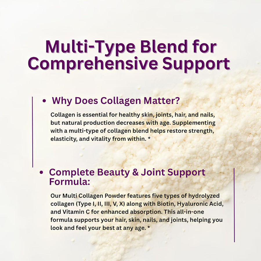 Multi Collagen Peptides Powder  | 1lb