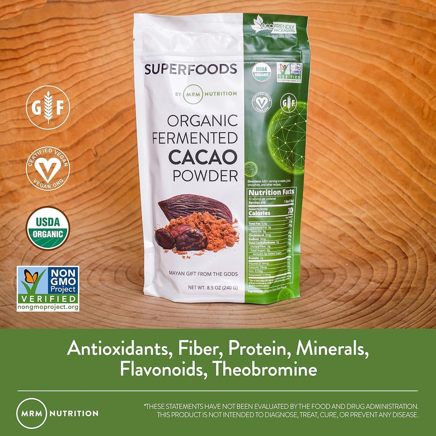 Superaliments - Poudre de Cacao Fermenté Biologique | 240g