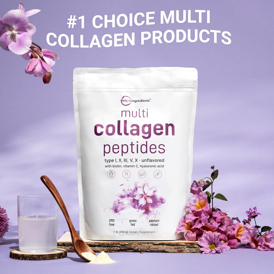 Multi Collagen Peptides Powder  | 1lb