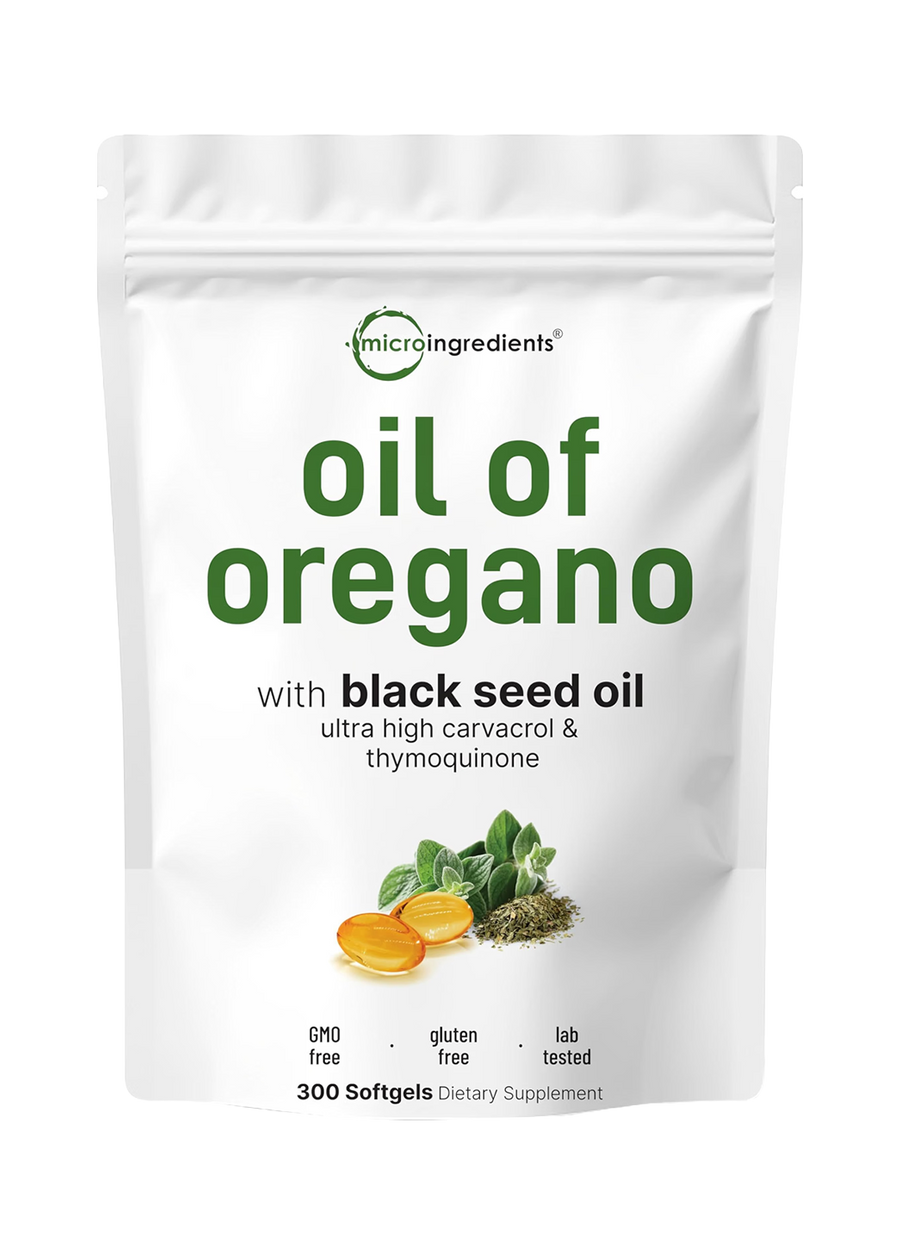 Oil of Oregano with Black Seed Oil | 300 Softgels