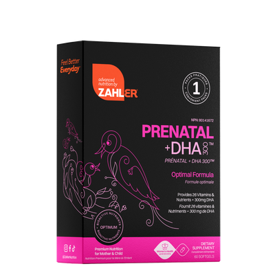 Zahler Prenatal + DHA 300 : nutrition avancée pour maman et bébé