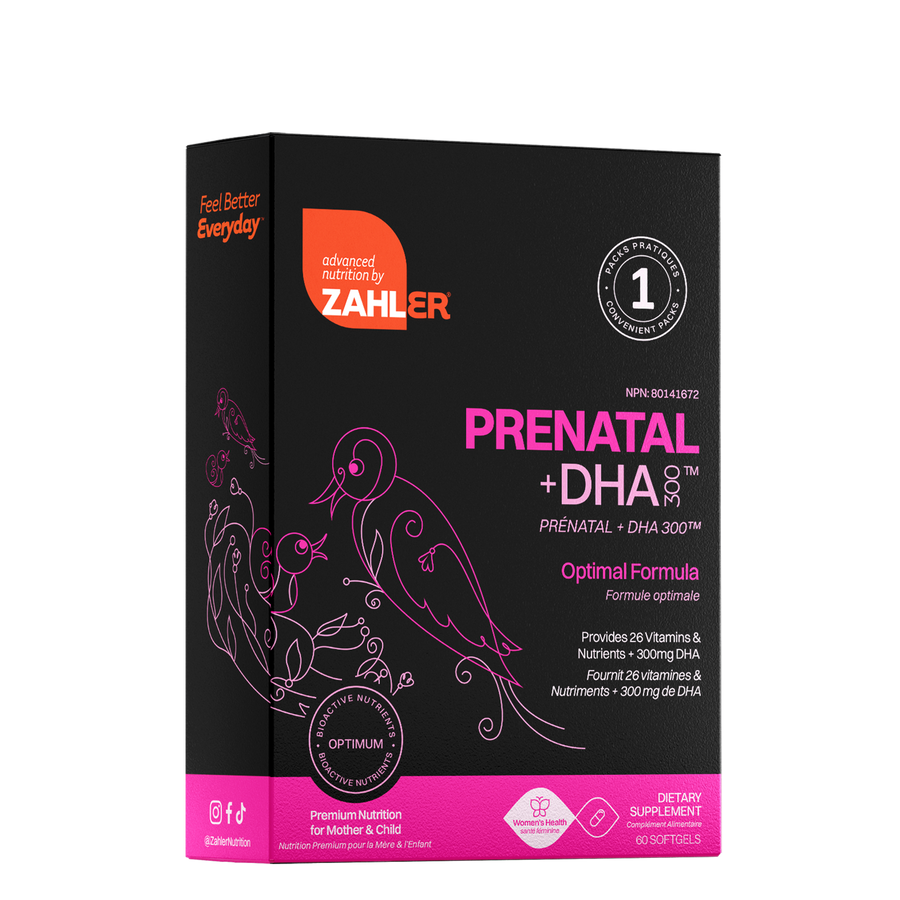 Zahler Prenatal + DHA 300 : nutrition avancée pour maman et bébé