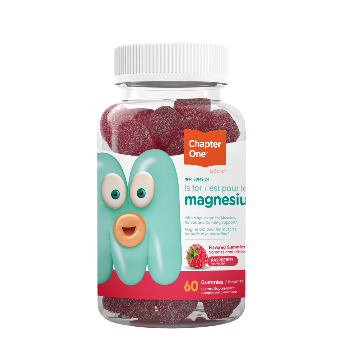 Gummies au magnésium | Framboise | 60 gummies